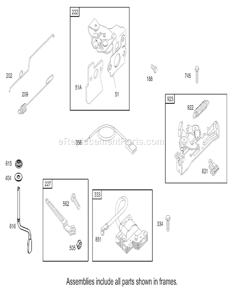 Page M Diagram and Parts List for 20783 250000001-250999999 - 2005 Toro Lawn Mower