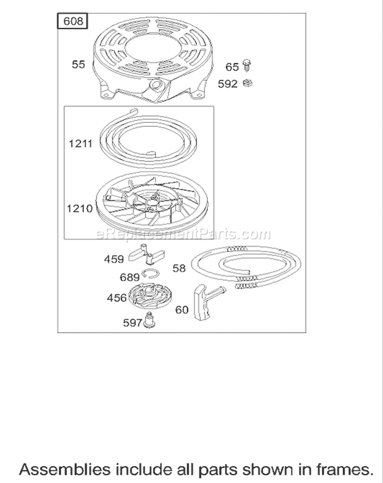 Page T Diagram and Parts List for 20783 250000001-250999999 - 2005 Toro Lawn Mower
