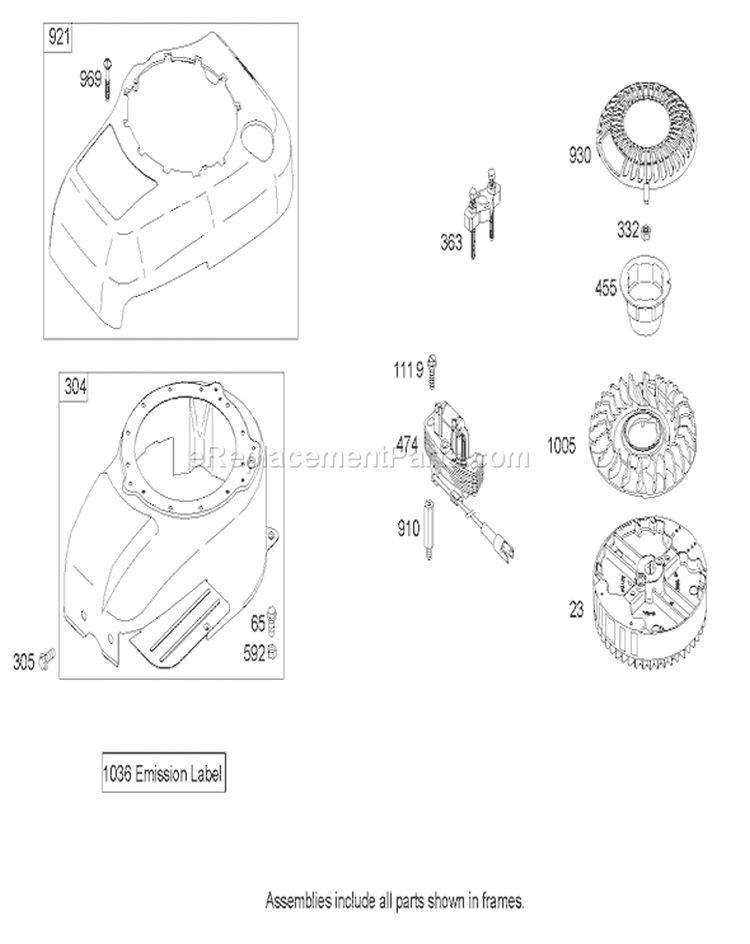 Page C Diagram and Parts List for 20784 250000001-250999999 - 2005 Toro Lawn Mower