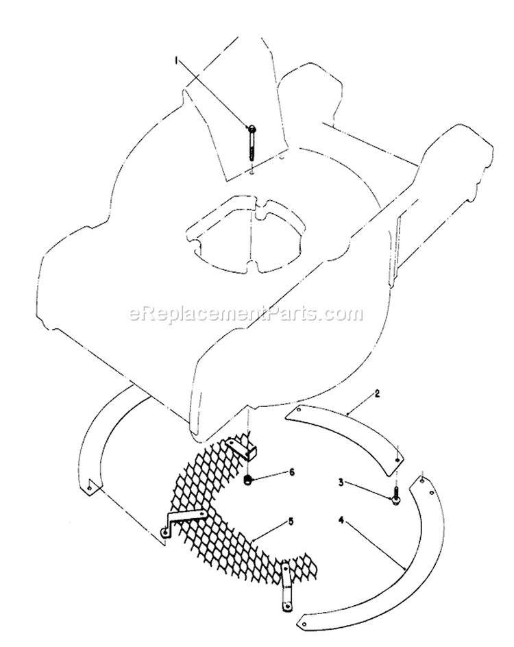 Leaf Shredder Kit Diagram and Parts List for 20798 0000001-0999999 - 1980 Toro Lawn Mower