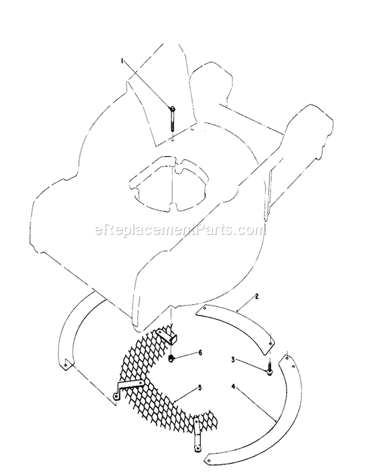 Leaf Shredder Kit Diagram and Parts List for 20798 9000001-9999999 - 1979 Toro Lawn Mower