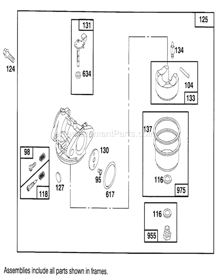Page E Diagram and Parts List for 20801BC 4900001-4999999 - 1994 Toro Lawn Mower