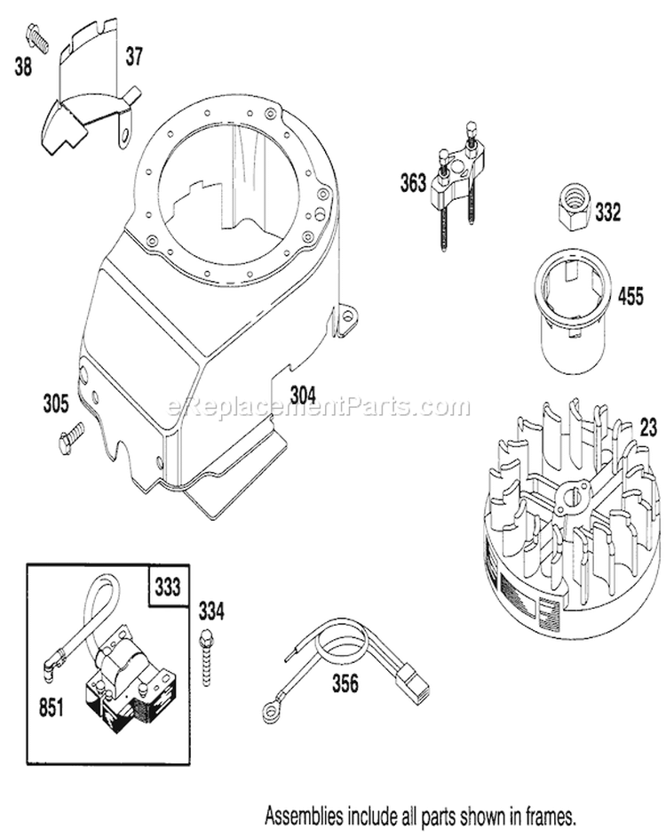 Page I Diagram and Parts List for 20801BC 4900001-4999999 - 1994 Toro Lawn Mower