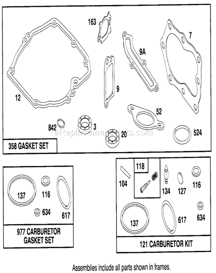 Page K Diagram and Parts List for 20801B 4900001-4999999 - 1994 Toro Lawn Mower