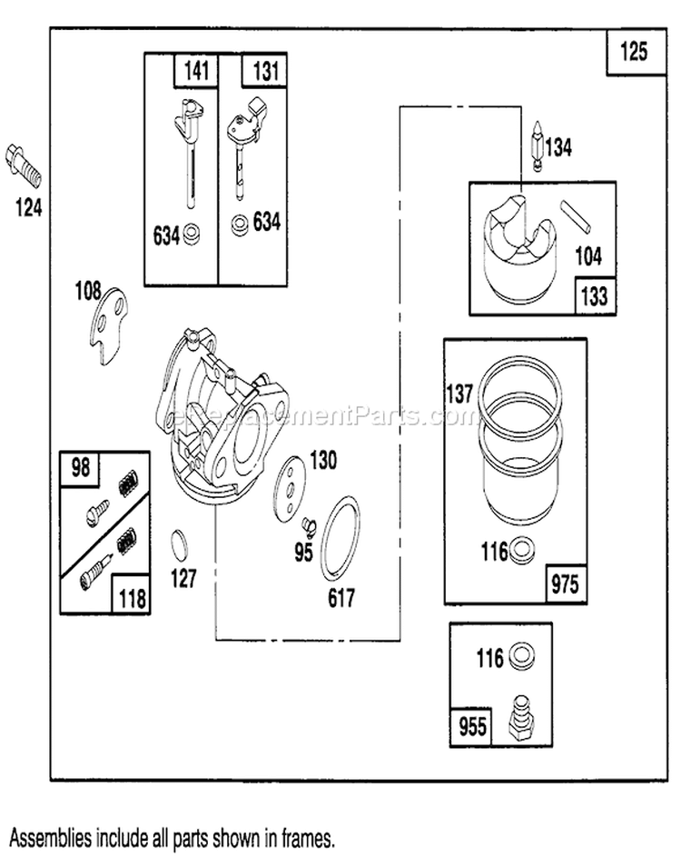 Page E Diagram and Parts List for 20801B 4900001-4999999 - 1994 Toro Lawn Mower