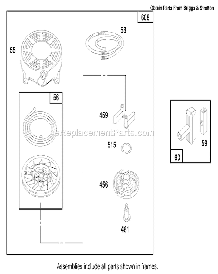 Page K Diagram and Parts List for 20803 7900001-7999999 - 1997 Toro Lawn Mower