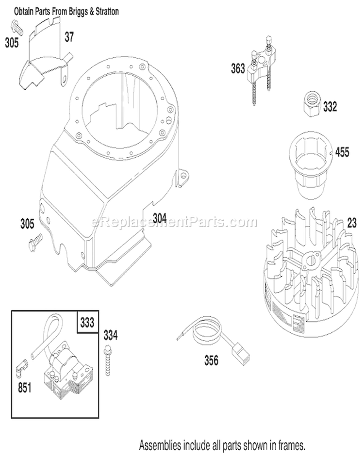 Page L Diagram and Parts List for 20803 7900001-7999999 - 1997 Toro Lawn Mower