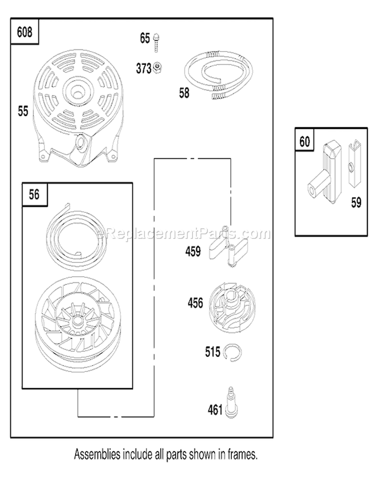 Page M Diagram and Parts List for 20803 8900001-8999999 - 1998 Toro Lawn Mower