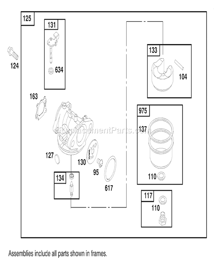 Page H Diagram and Parts List for 20803 8900001-8999999 - 1998 Toro Lawn Mower