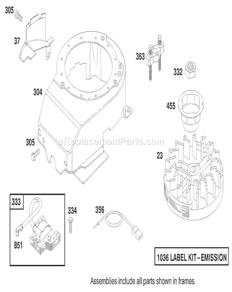 Page L Diagram and Parts List for 20803 9900001-9999999 - 1999 Toro Lawn Mower