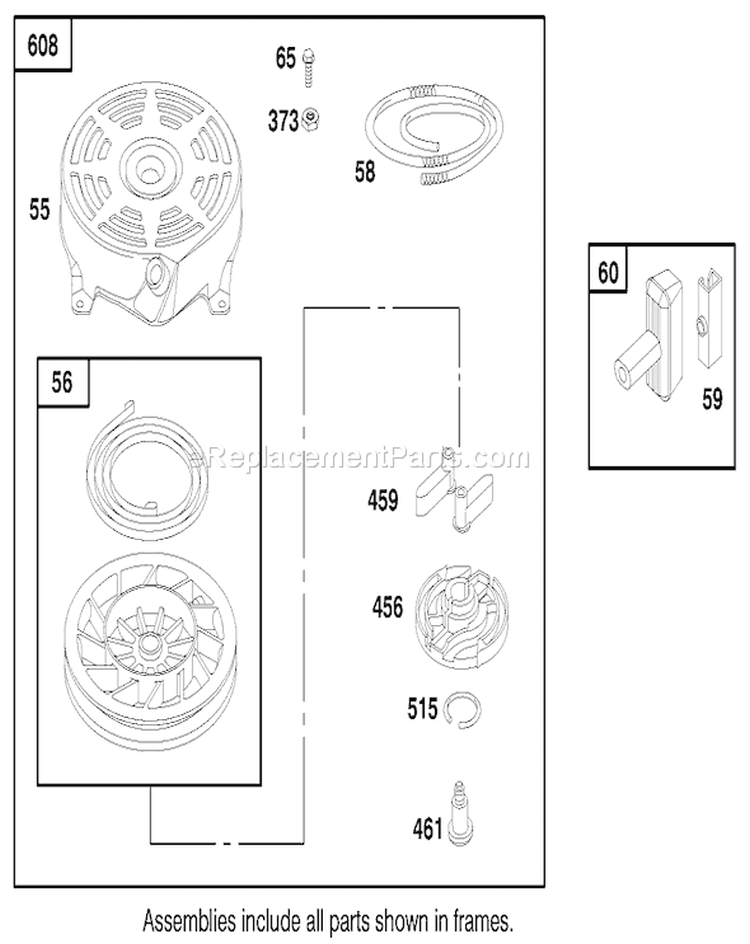 Page M Diagram and Parts List for 20803 9900001-9999999 - 1999 Toro Lawn Mower
