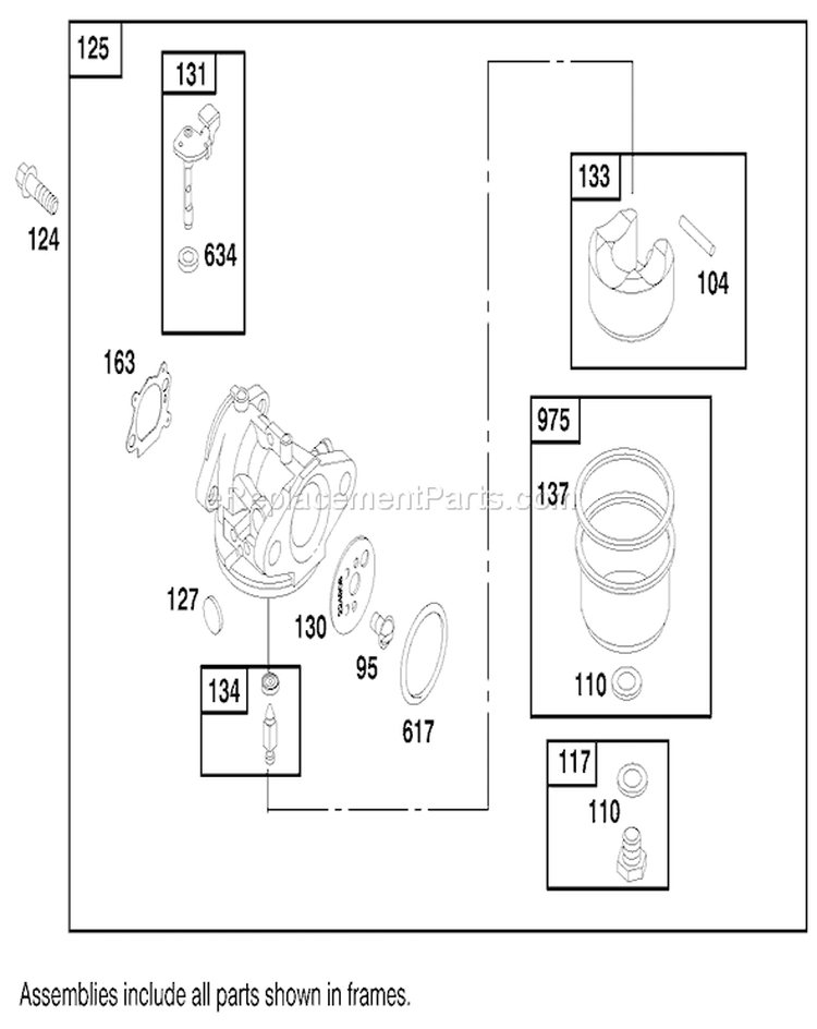 Page H Diagram and Parts List for 20803 9900001-9999999 - 1999 Toro Lawn Mower