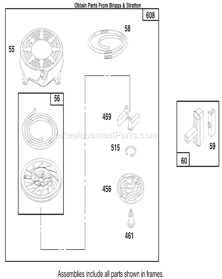 Page J Diagram and Parts List for 20804 7900001-7999999 - 1997 Toro Lawn Mower