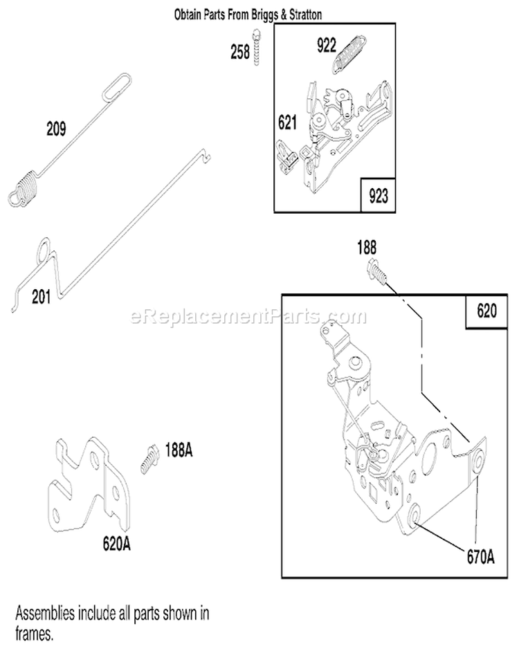 Page H Diagram and Parts List for 20804 7900001-7999999 - 1997 Toro Lawn Mower