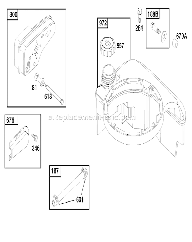 Page J Diagram and Parts List for 20804 8900001-8999999 - 1998 Toro Lawn Mower