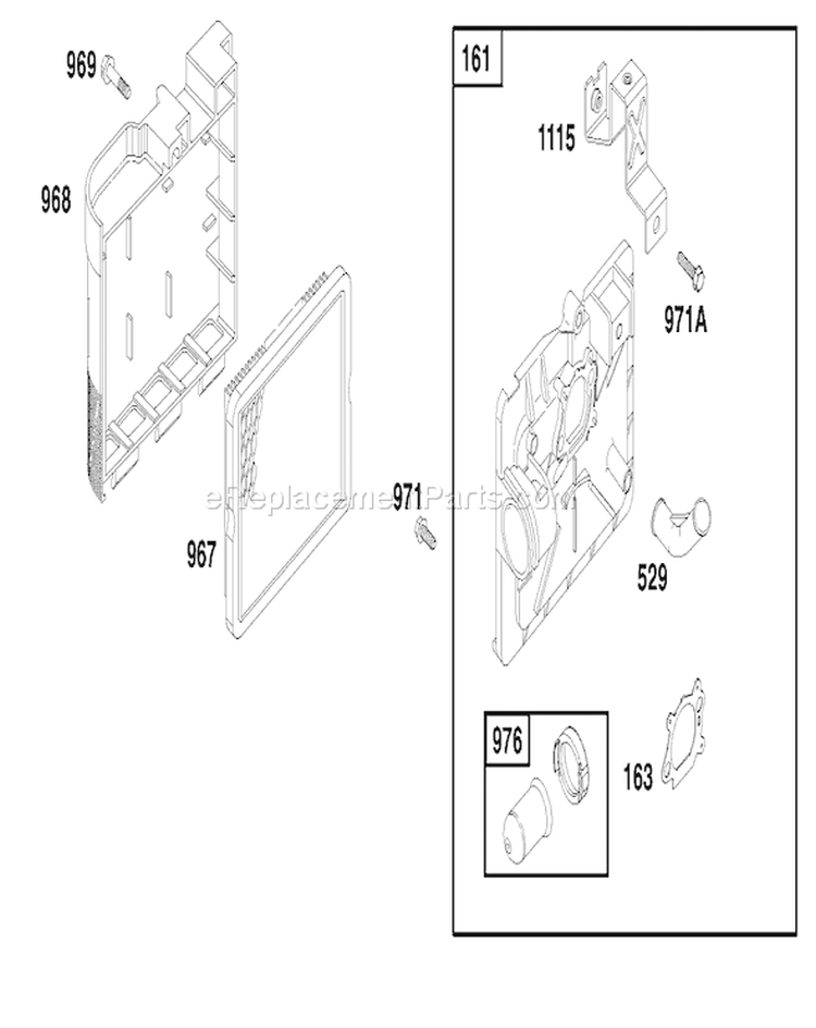 Page H Diagram and Parts List for 20804 8900001-8999999 - 1998 Toro Lawn Mower