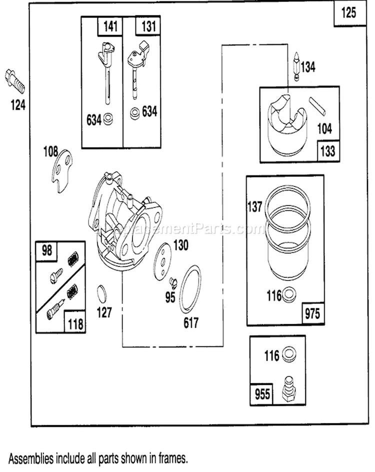 Page E Diagram and Parts List for 20806B 4900001-4999999 - 1994 Toro Lawn Mower