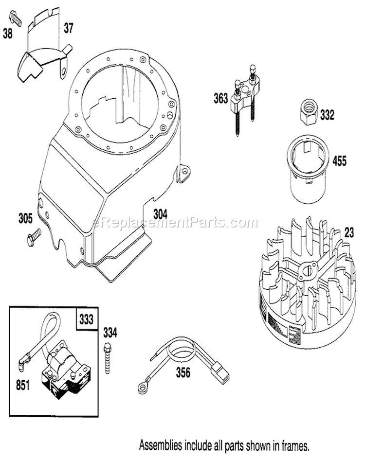 Page I Diagram and Parts List for 20806B 4900001-4999999 - 1994 Toro Lawn Mower