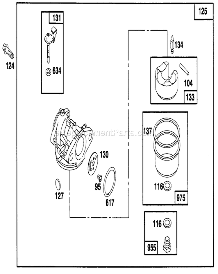 Page F Diagram and Parts List for 20802BC 5900001-5999999 - 1995 Toro Lawn Mower