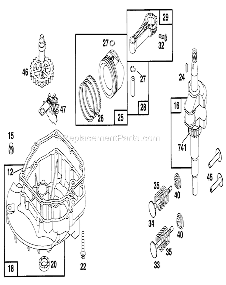 Page D Diagram and Parts List for 20808B 6900001-6999999 - 1996 Toro Lawn Mower