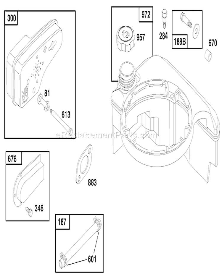 Page J Diagram and Parts List for 20808 7900001-7999999 - 1997 Toro Lawn Mower