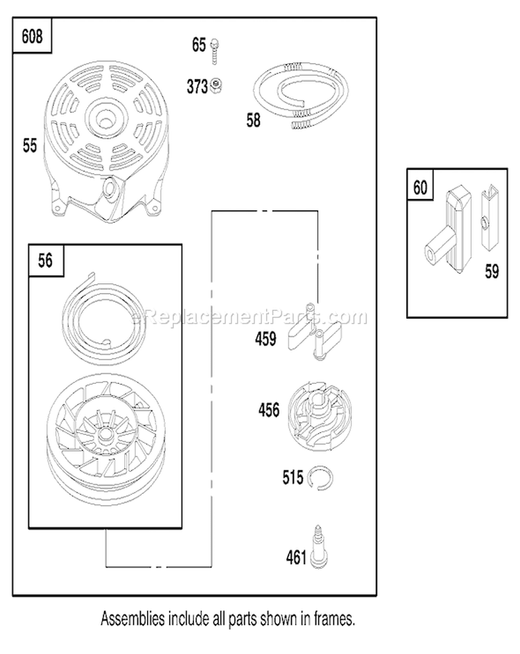 Page J Diagram and Parts List for 20808 8900001-8999999 - 1998 Toro Lawn Mower