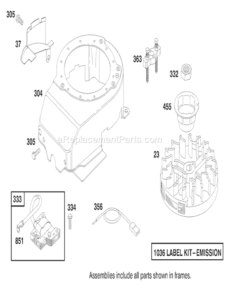 Page I Diagram and Parts List for 20808 8900001-8999999 - 1998 Toro Lawn Mower