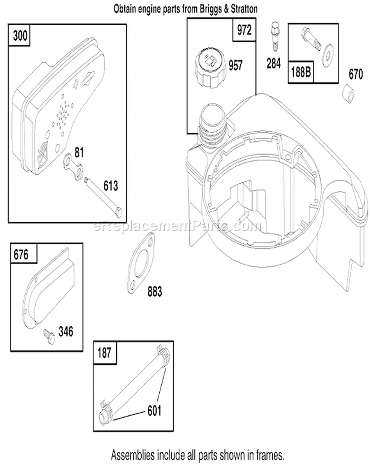 Page J Diagram and Parts List for 20809 7900001-7999999 - 1997 Toro Lawn Mower