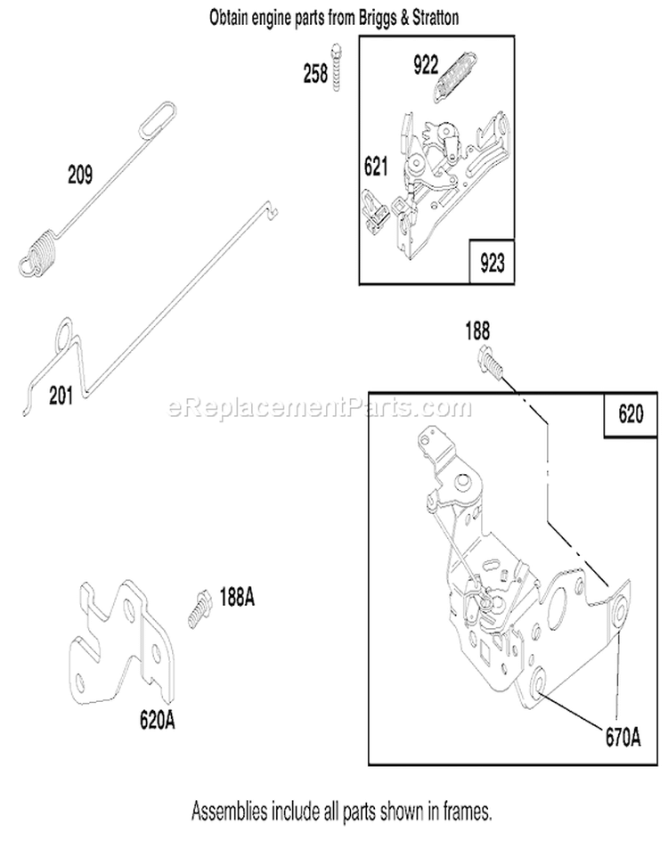 Page F Diagram and Parts List for 20809 7900001-7999999 - 1997 Toro Lawn Mower