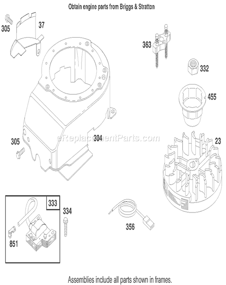 Page I Diagram and Parts List for 20809 7900001-7999999 - 1997 Toro Lawn Mower