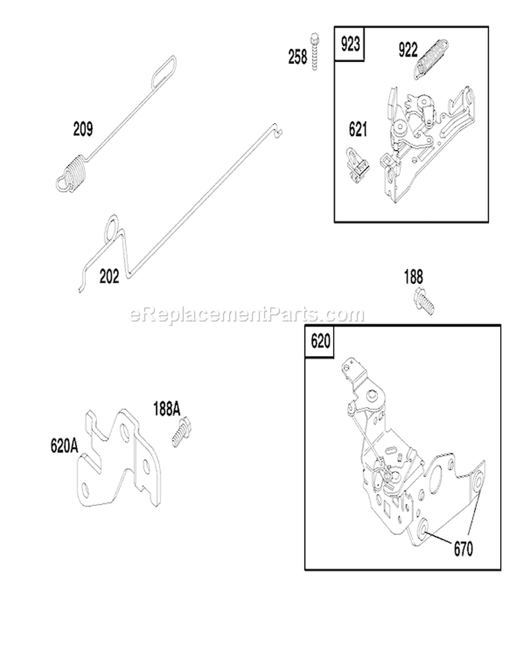 Page G Diagram and Parts List for 20809 8900001-8999999 - 1998 Toro Lawn Mower