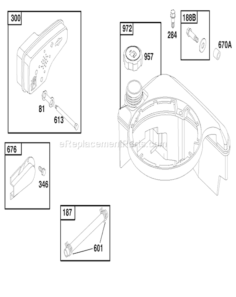 Page H Diagram and Parts List for 20809 8900001-8999999 - 1998 Toro Lawn Mower