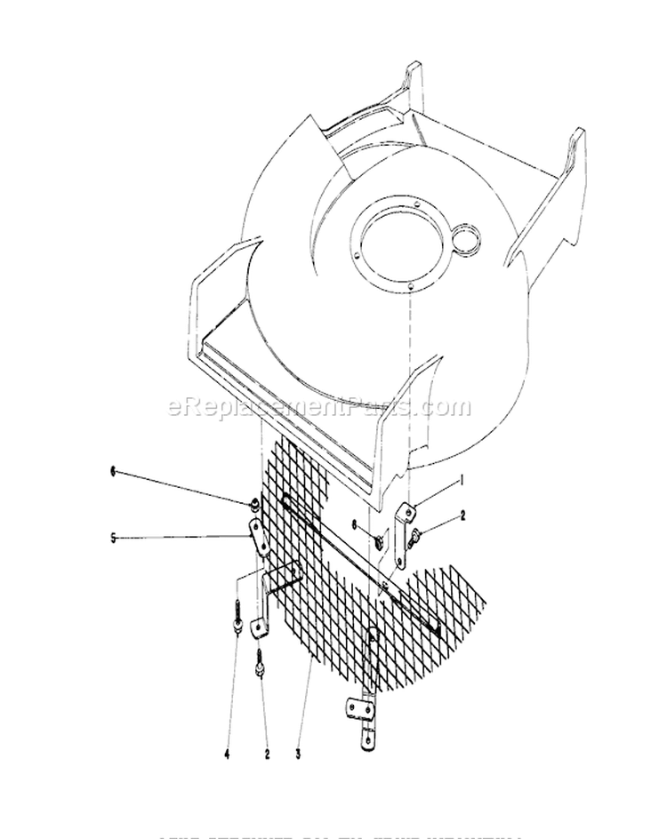 Leaf Shredder Kit Diagram and Parts List for 20810 0000001-0999999 - 1980 Toro Lawn Mower