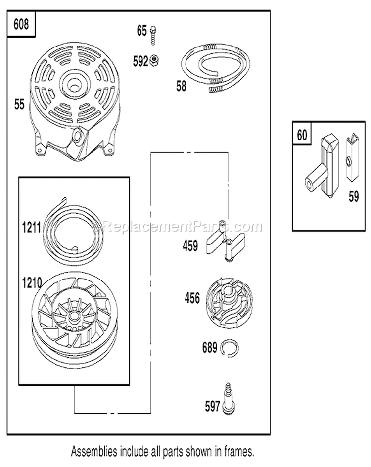 Page K Diagram and Parts List for 20805 200000001-200999999 - 2000 Toro Lawn Mower