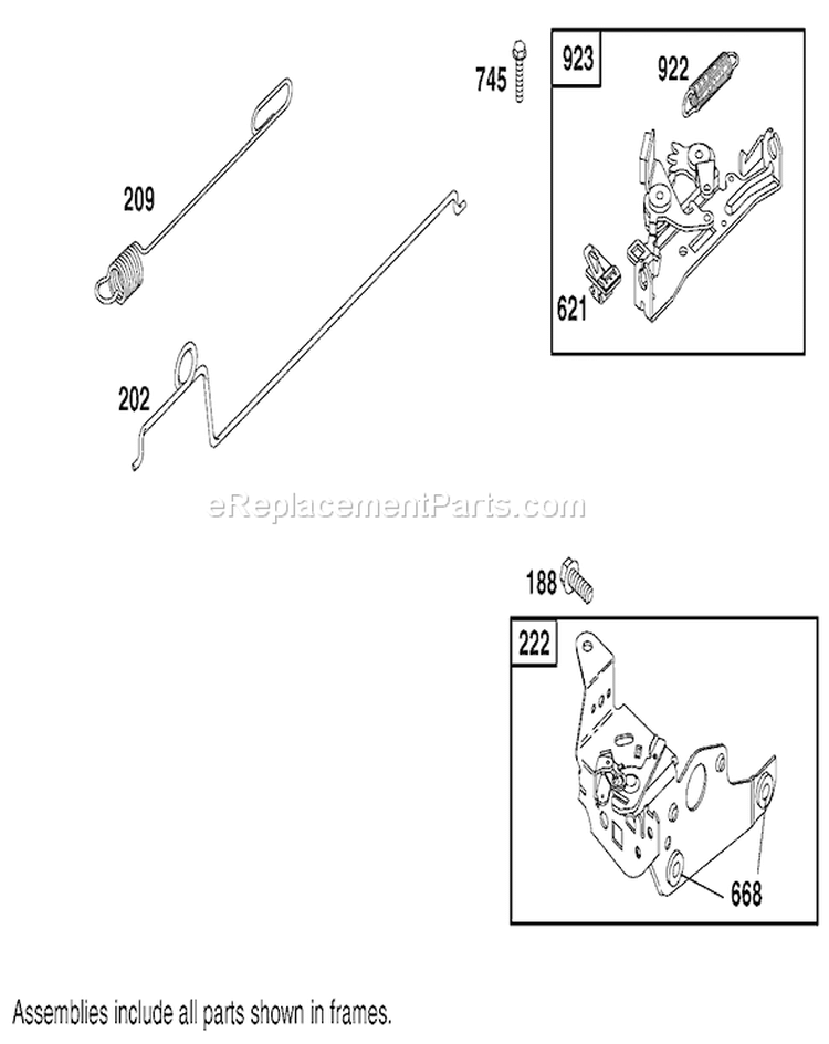 Page H Diagram and Parts List for 20805 200000001-200999999 - 2000 Toro Lawn Mower