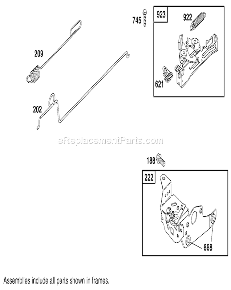 Page H Diagram and Parts List for 20811 200000001-200999999 - 2000 Toro Lawn Mower