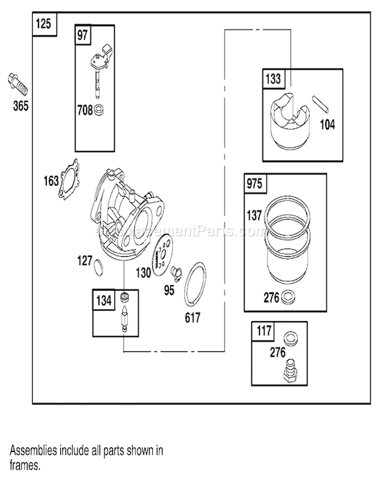 Page F Diagram and Parts List for 20817 210000001-210001000 - 2001 Toro Lawn Mower