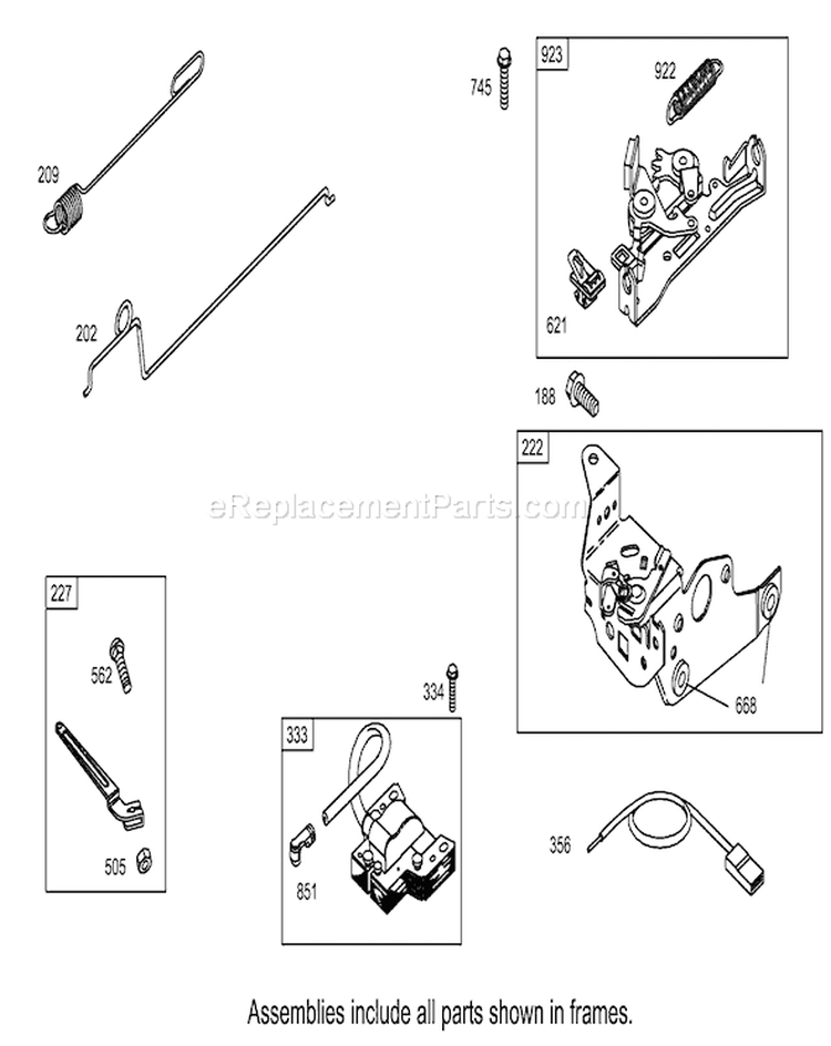 Page L Diagram and Parts List for 20781 250000001-250999999 - 2005 Toro Lawn Mower