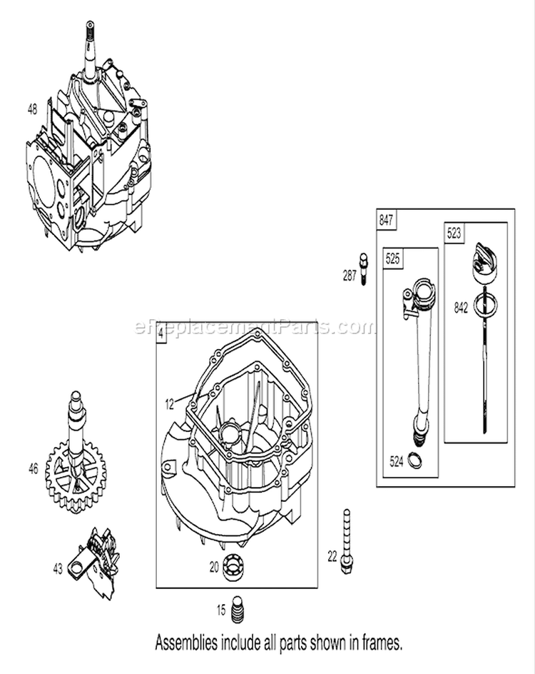 Page E Diagram and Parts List for 20781 250000001-250999999 - 2005 Toro Lawn Mower