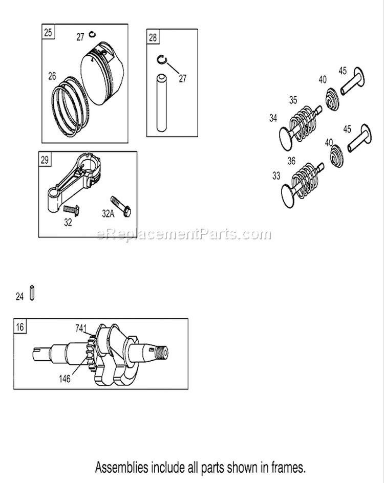 Page F Diagram and Parts List for 20781 250000001-250999999 - 2005 Toro Lawn Mower