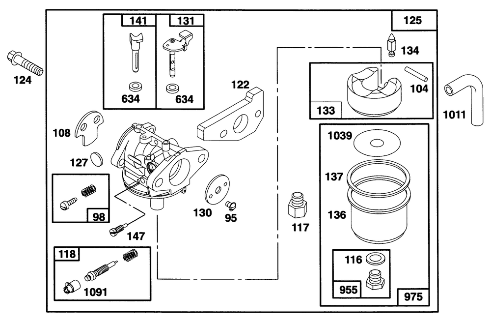 Engine Gts 150 Diagram and Parts List for 26632B 6900001 - 6999999 Toro Lawn Mower