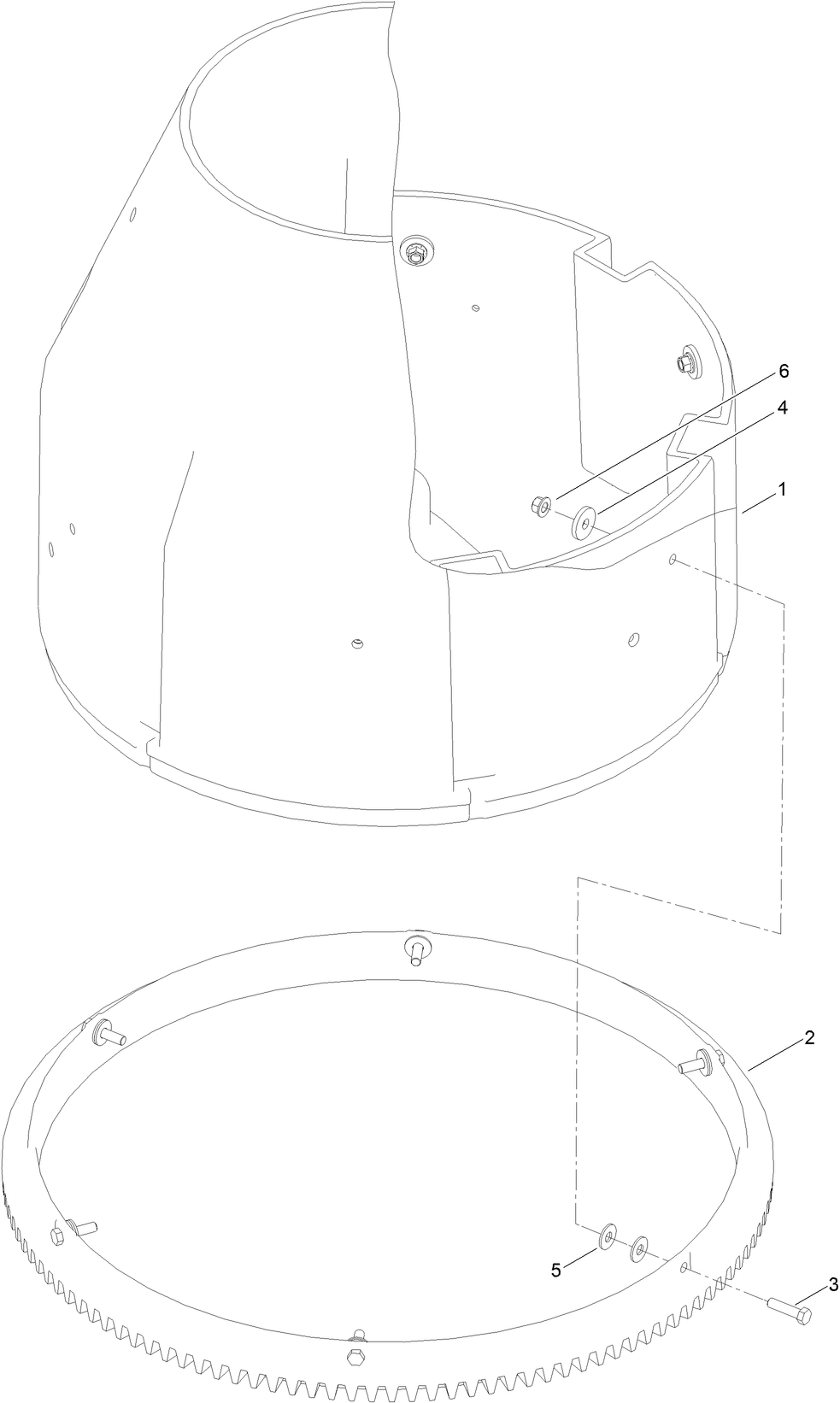 Drum Assembly No. St47332 Diagram and Parts List for 68008 400000000 - 401999999 Toro Cement Mixer