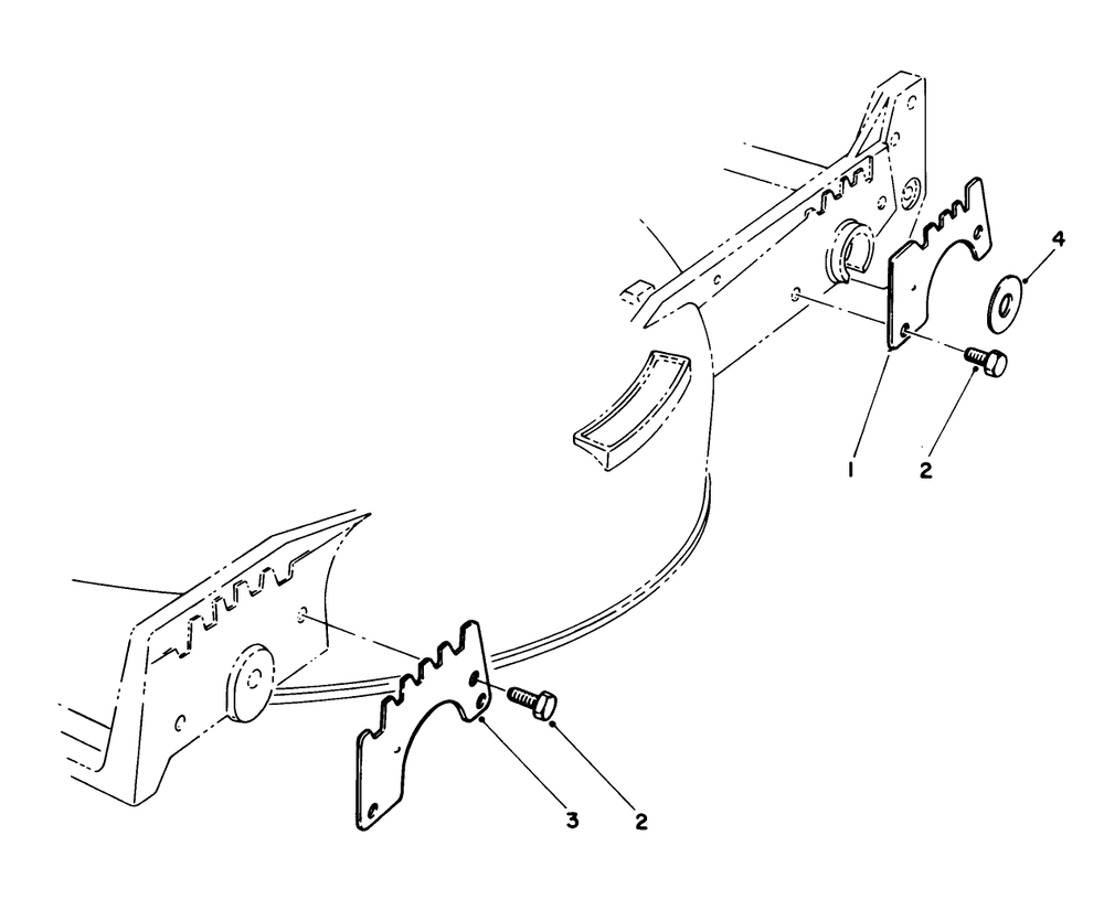 Wear Plate Kit Model No. 49-4080 (Optional) Diagram and Parts List for 20531 9000001 - 9999999 Toro Lawn Mower