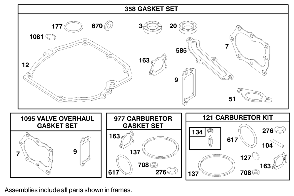 Engine Briggs & Stratton Model 12u802-1740-E1 Diagram and Parts List for 20713 9900001 - 9999999 Toro Lawn Mower