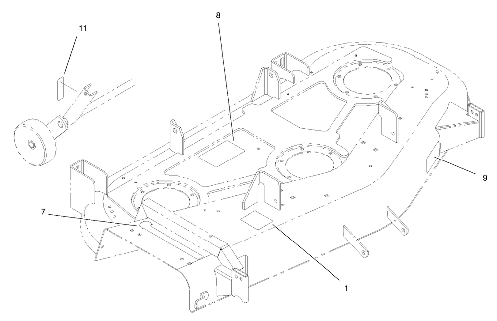Decal Assembly Diagram and Parts List for 78375 8900001 - 8999999 Toro Lawn Mower