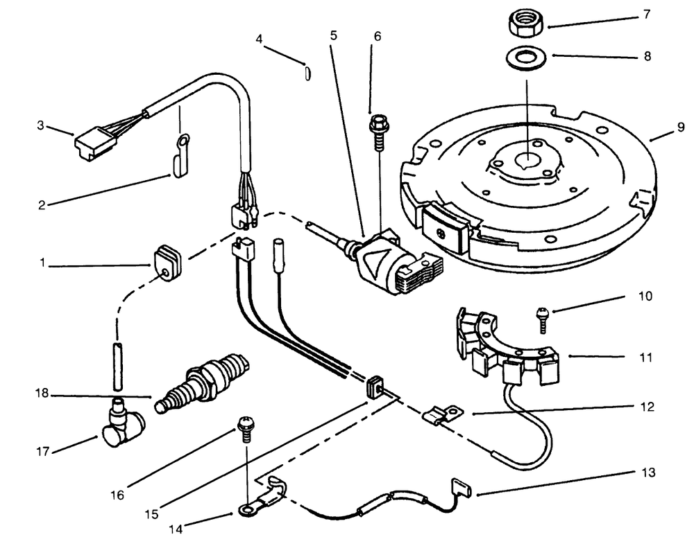 Electric Equipment Diagram and Parts List for 30165 690001 - 699999 Toro Lawn Tractor Accessories
