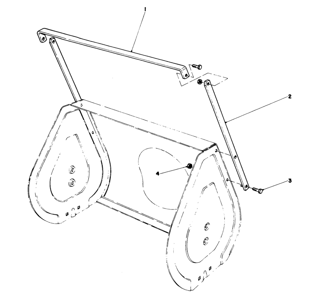 Drift Breaker Kit No. 37-7020 Diagram and Parts List for 38250 1000001 - 1999999 Toro Snow Blower