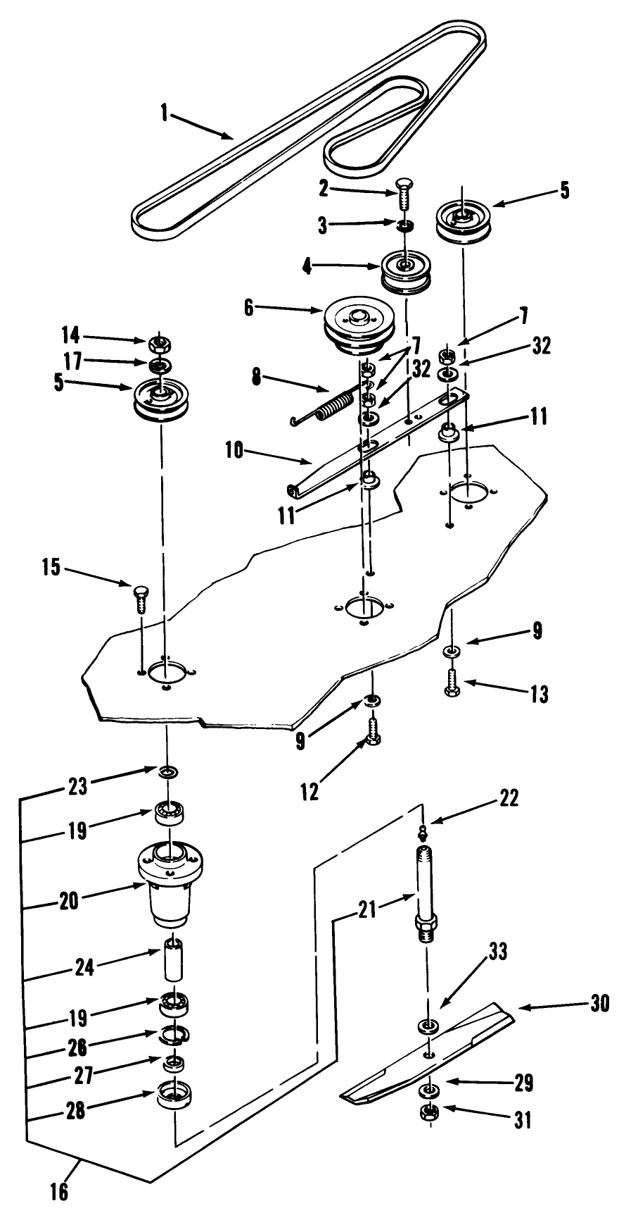 Rear Discharge Mower-42 In. Diagram and Parts List for 15-42RC02 2000001 - 2999999 Toro Lawn Mower