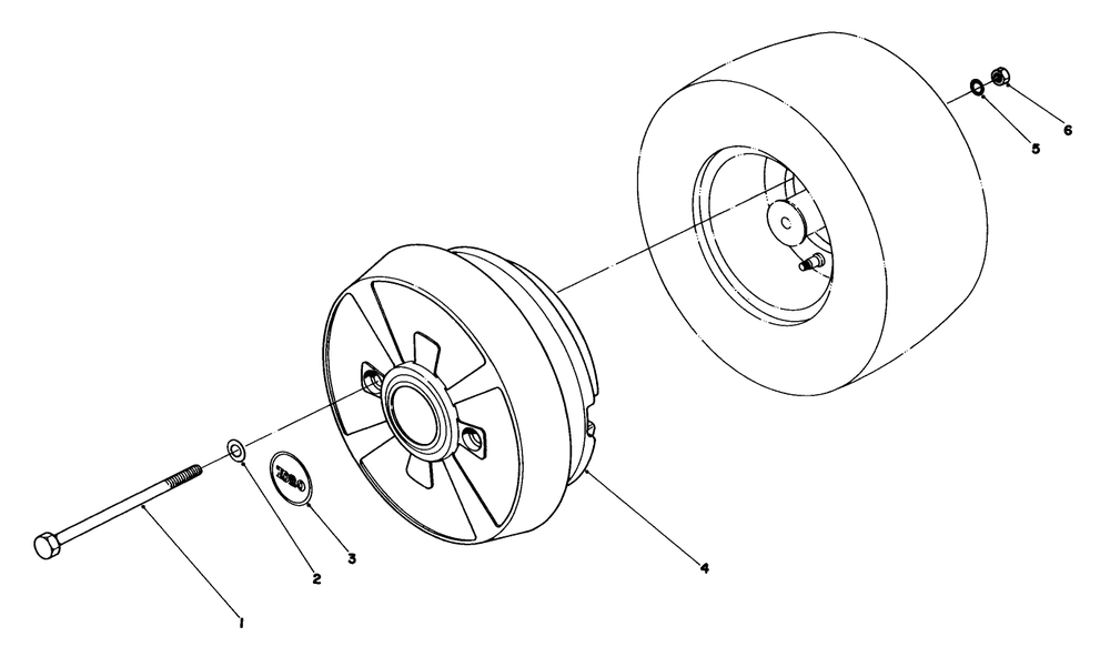 Wheel Weight Kit Diagram and Parts List for 59160 4000001 - 4999999 Toro Snow Blower