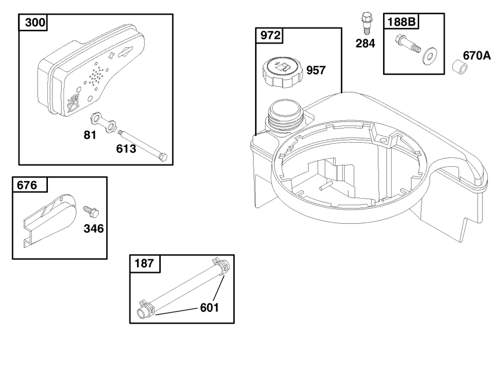 Engine Briggs & Stratton Model 12f802-1767-E1 Diagram and Parts List for 20804 8900001 - 8999999 Toro Lawn Mower